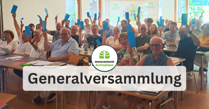 Congress 2026 of the Mouvement Ecologique