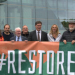 NGOs with the Spanish and Luxembourg Environment Ministers
NGOs with the two Irish environment ministers NGO's mit den zwei Irischen Umweltminister